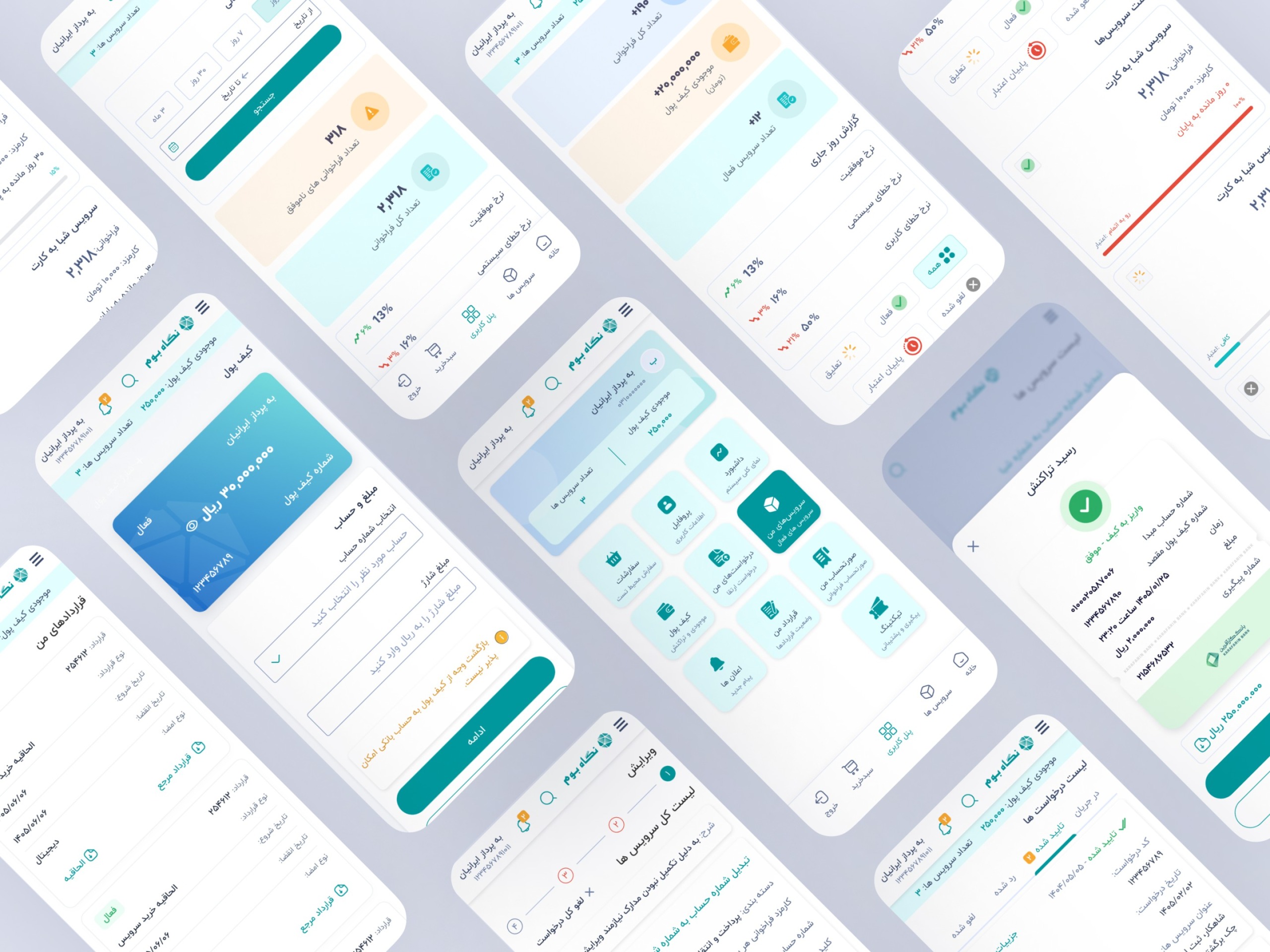 Negah Boom, merchant control panel